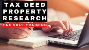HOW TO RESEARCH TAX DEED PROPERTIES: SIX STEPS TO DUE DILIGENCE