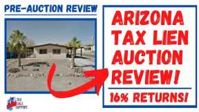 ARIZONA TAX LIEN ONLINE AUCTION REVIEW: EARN UP TO 16% RETURNS