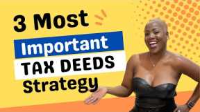 3 Most Important Things to Do for Tax Deed Investing TheJackieJackson.com Real Estate Coach