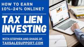 TAX LIEN INVESTING WEBINAR: ONLINE AUCTIONS RESEARCH IN ARIZONA  & NEW YORK!