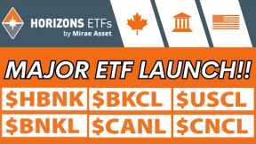 6 New Horizons ETFs Reviewed | Enhanced Income & Growth + Lowest Fee Canadian Banks ETF: HBNK