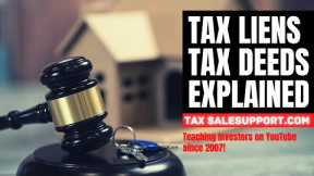 Tax Lien & Tax Deed Investing Explained: Tax Sale Cycle Breakdown!