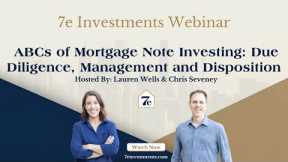 ABCs of Mortgage Note Investing Webinar