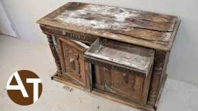 SCELETON, MOLD AND WORMHOLES - cabinet restoration / rebuild
