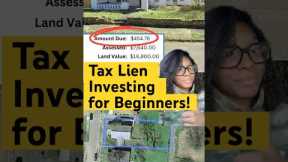 Tax Lien Investing For Beginners ‼️