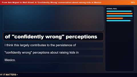 From San Miguel to Wall Street: A 'Confidently Wrong' conversation about raising kids in Mexico