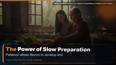 Culinary Wisdom: Lessons From Mexico'S Generations of Healthy Home Cooking