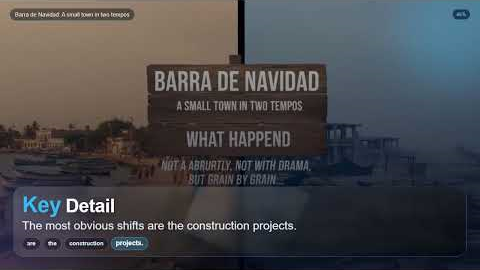 Barra de Navidad: A small town in two tempos