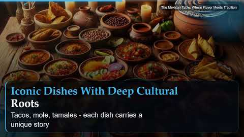 The Mexican Table: Where Flavor Meets Tradition