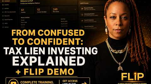 From Confused to Confident: Tax Lien Investing Explained + FLIP Demo