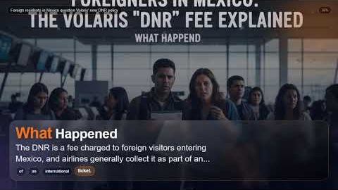 Foreign residents in Mexico question Volaris' new DNR policy