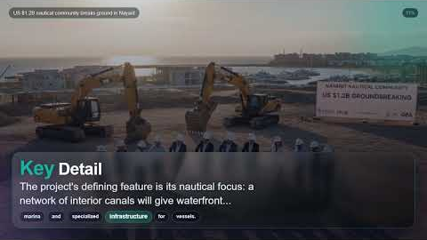 US $1.2B nautical community breaks ground in Nayarit