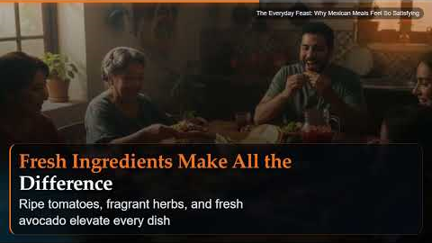 The Everyday Feast: Why Mexican Meals Feel So Satisfying